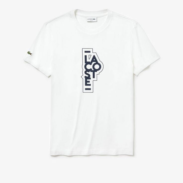 Lacoste white tee best sale