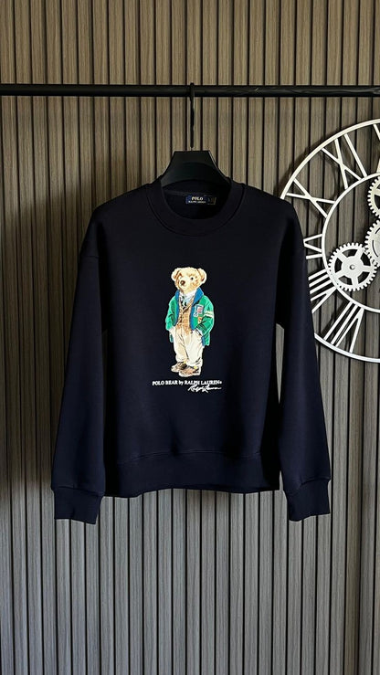 Polo bear Sweatshirt Sweatshirt - Black