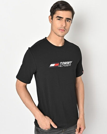 Tommy Hilifiger Signature Tee - Black