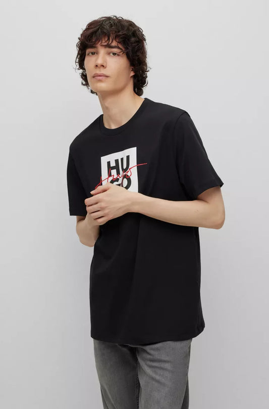 Hugo Boss Dalpaca T Shirt - Black
