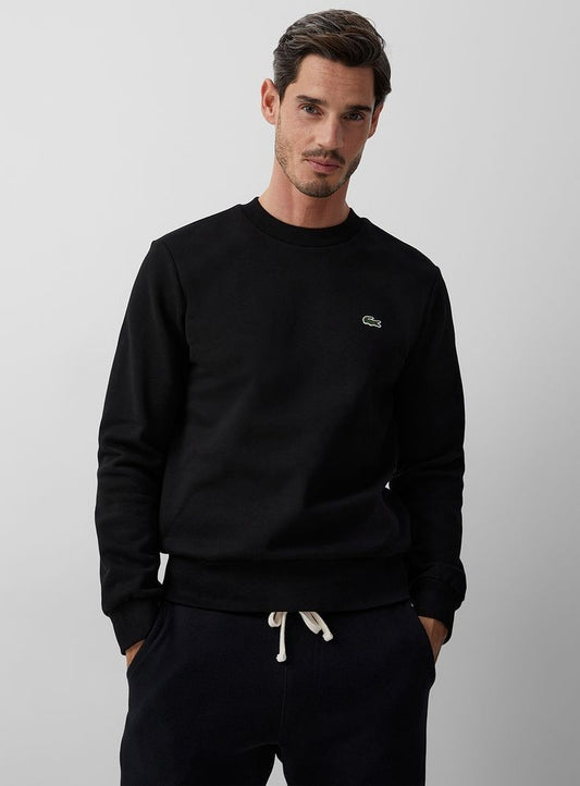 Lacoste Solid Sweatshirt - Black