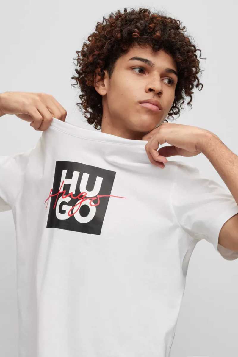 Hugo Boss Dalpaca T Shirt - White