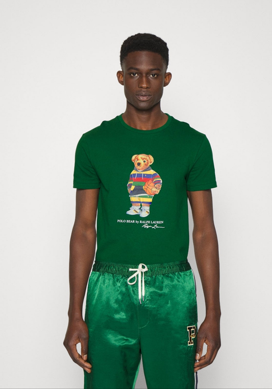 Polo Big Bear Graphic Tee - Green