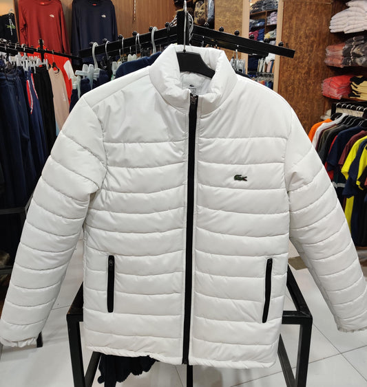 Lacoste White Puffer Jacket