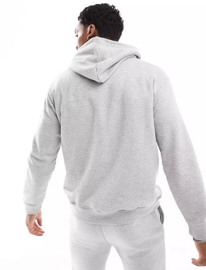 J&J Solid Fleece Hoodies - Heather Gray