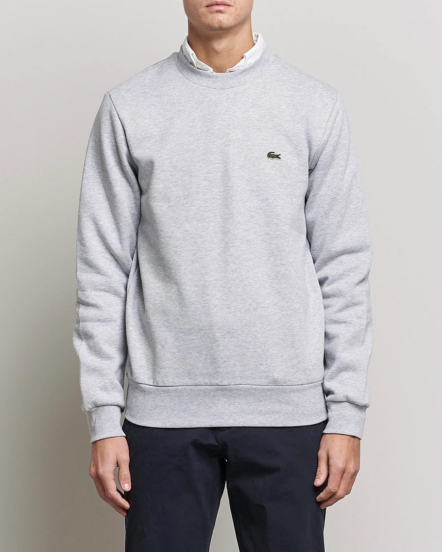 Lacoste Solid Sweatshirt - Heather Gray