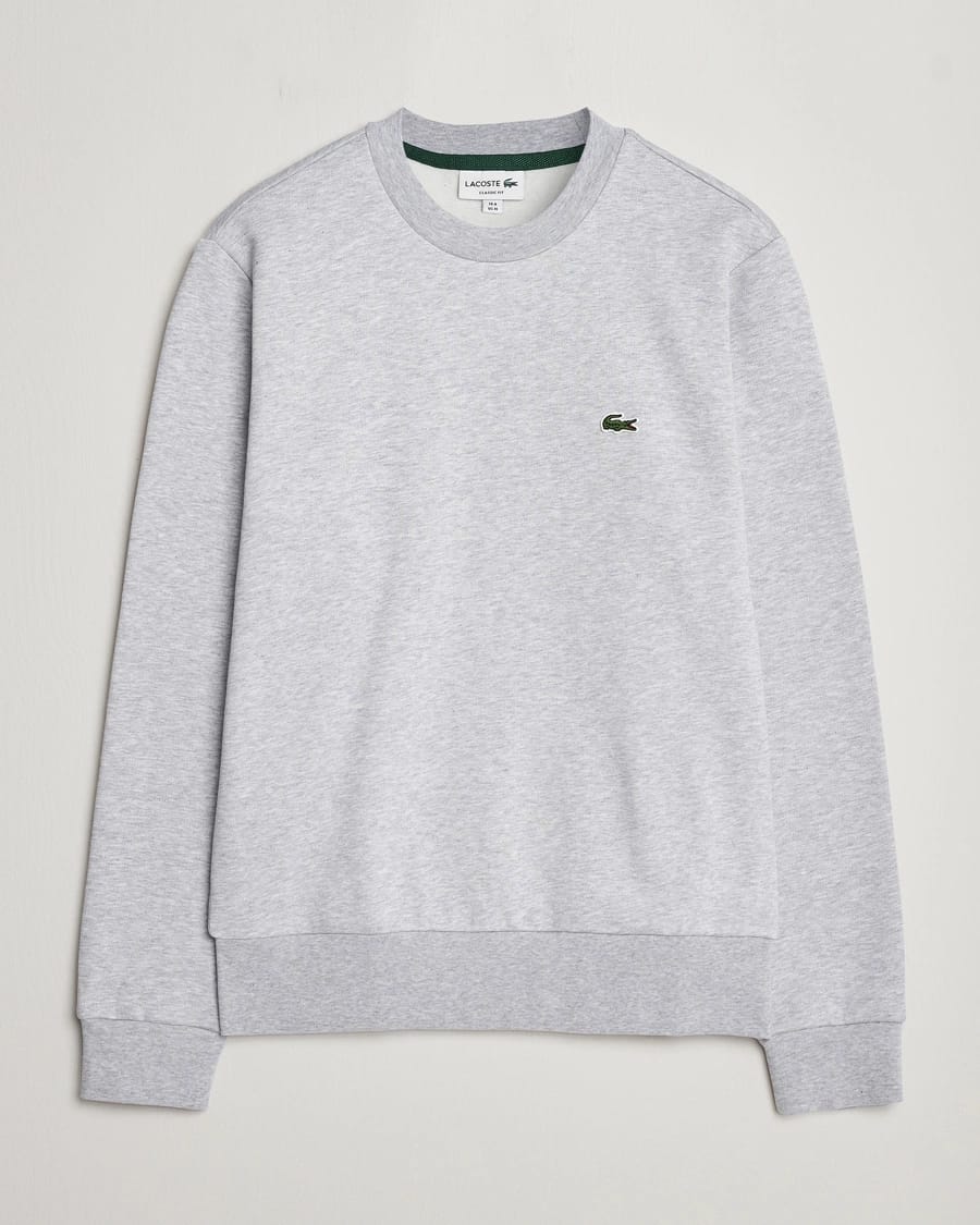 Lacoste Solid Sweatshirt - Heather Gray