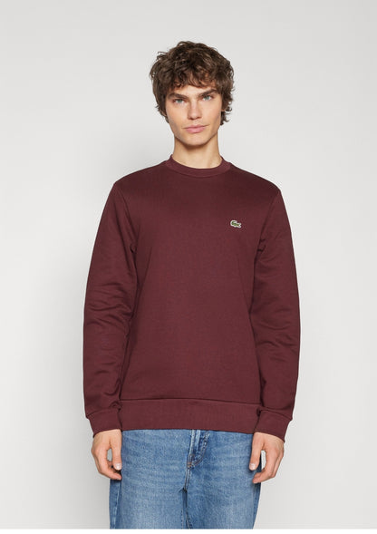 Lacoste Solid Sweatshirt - Burgendy