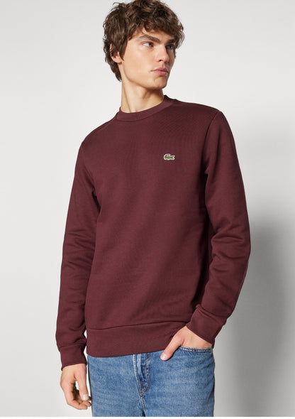 Lacoste Solid Sweatshirt - Burgendy