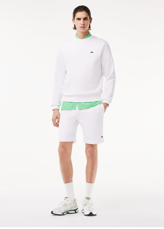 Lacoste Solid Sweatshirt - White