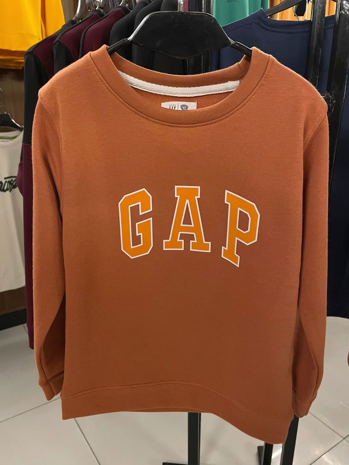 Gap Mid Logo Kids Sweatshirt - Rust