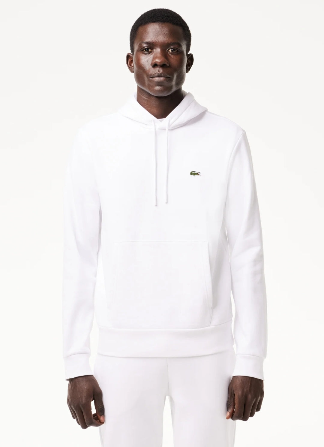 Lacoste Chest Logo Pullover - White