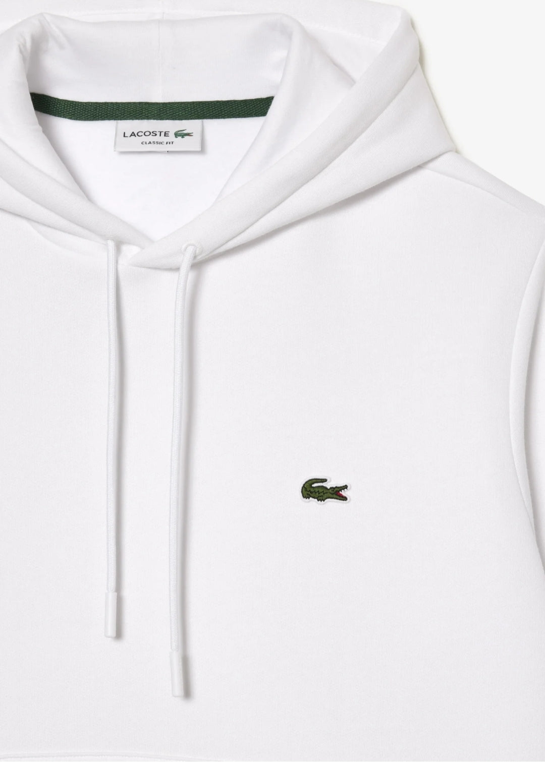 Lacoste Chest Logo Pullover - White