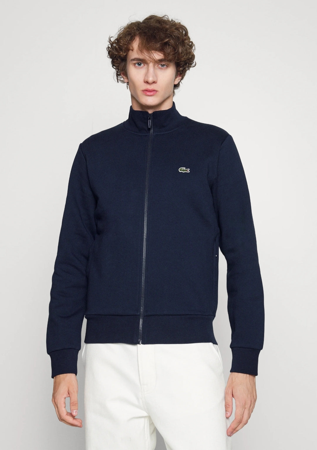 Lacoste Mockneck Full Zipper - Navy