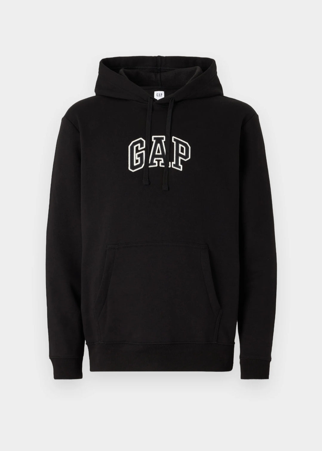 Gap Mid Logo Pullover Hoodie- Black