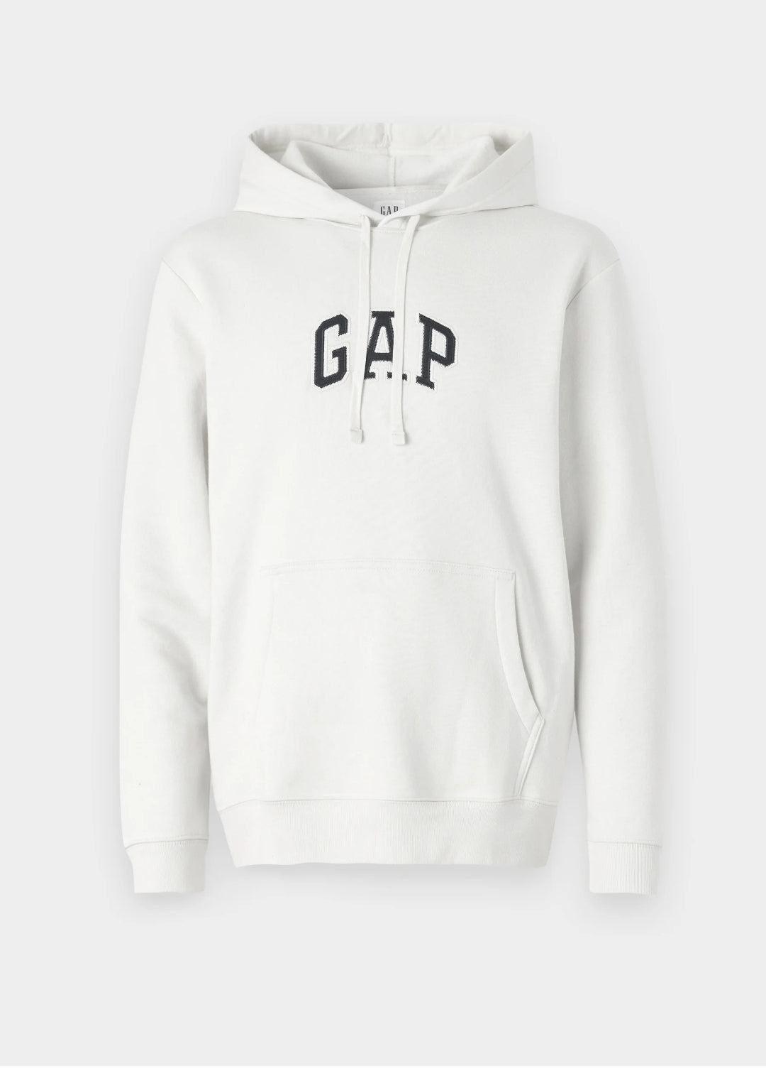 Gap Mid Logo Pullover Hoodie- White