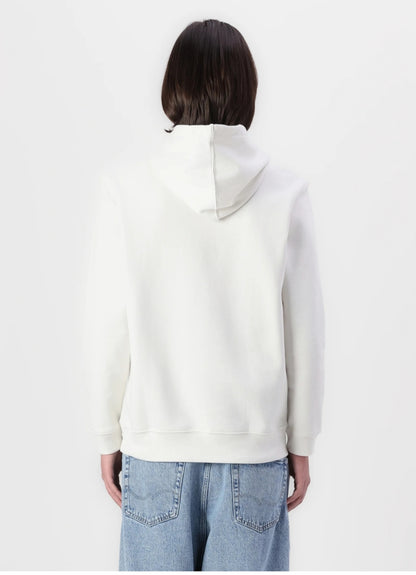 Gap Mid Logo Pullover Hoodie- White