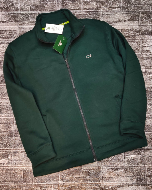 Lacoste Mockneck Full Zipper - Green