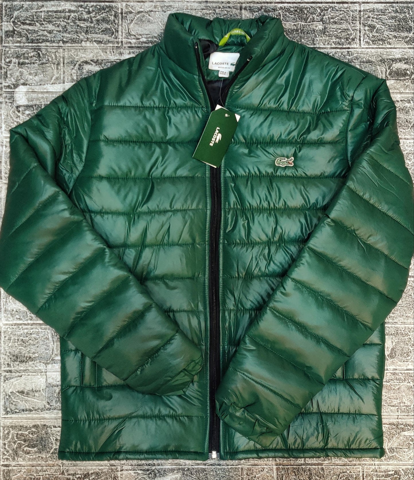 Lacoste Puffer Jacket - Forest Green