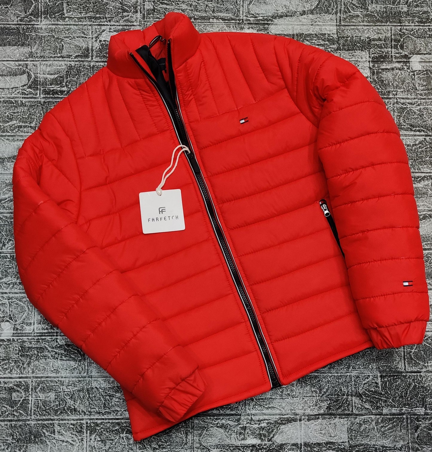 Tommy Puffer Jacket - Red