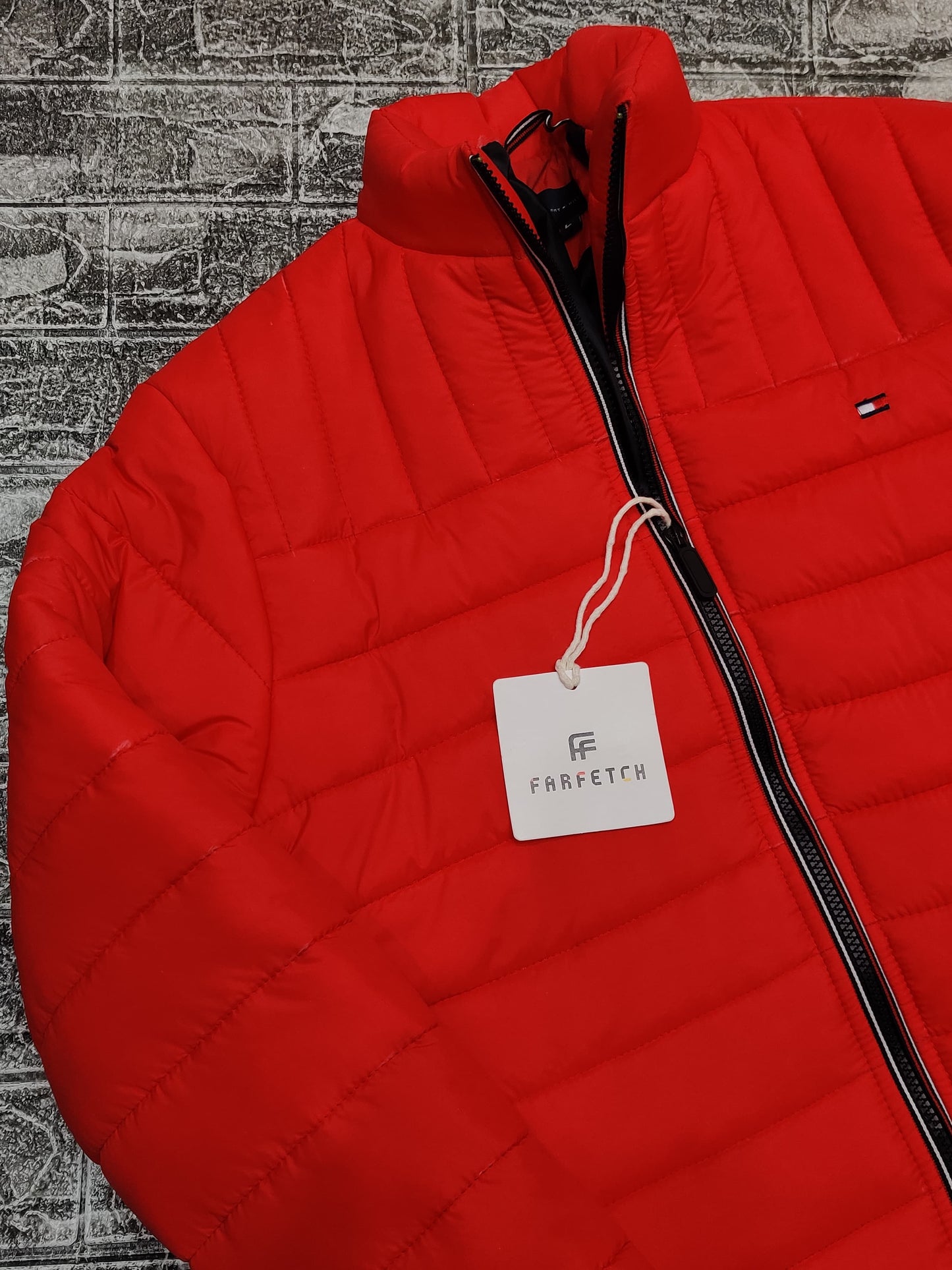 Tommy Puffer Jacket - Red