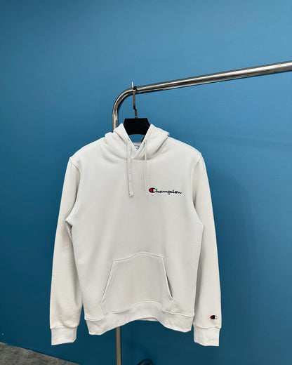 Champion Classic Logo Hoodie - White