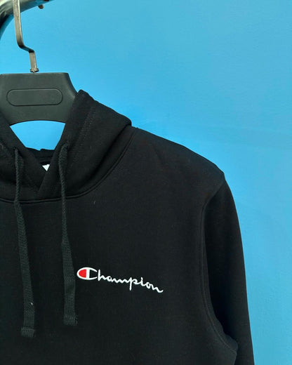 Champion Classic Logo Hoodie - Black