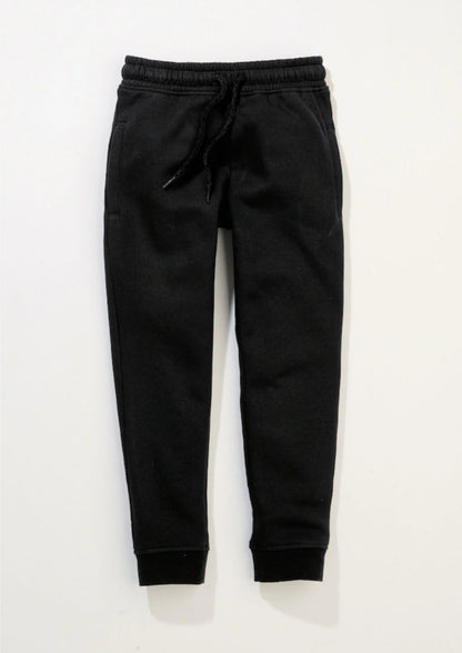 Boys Jercy Jogger Trouser - Black