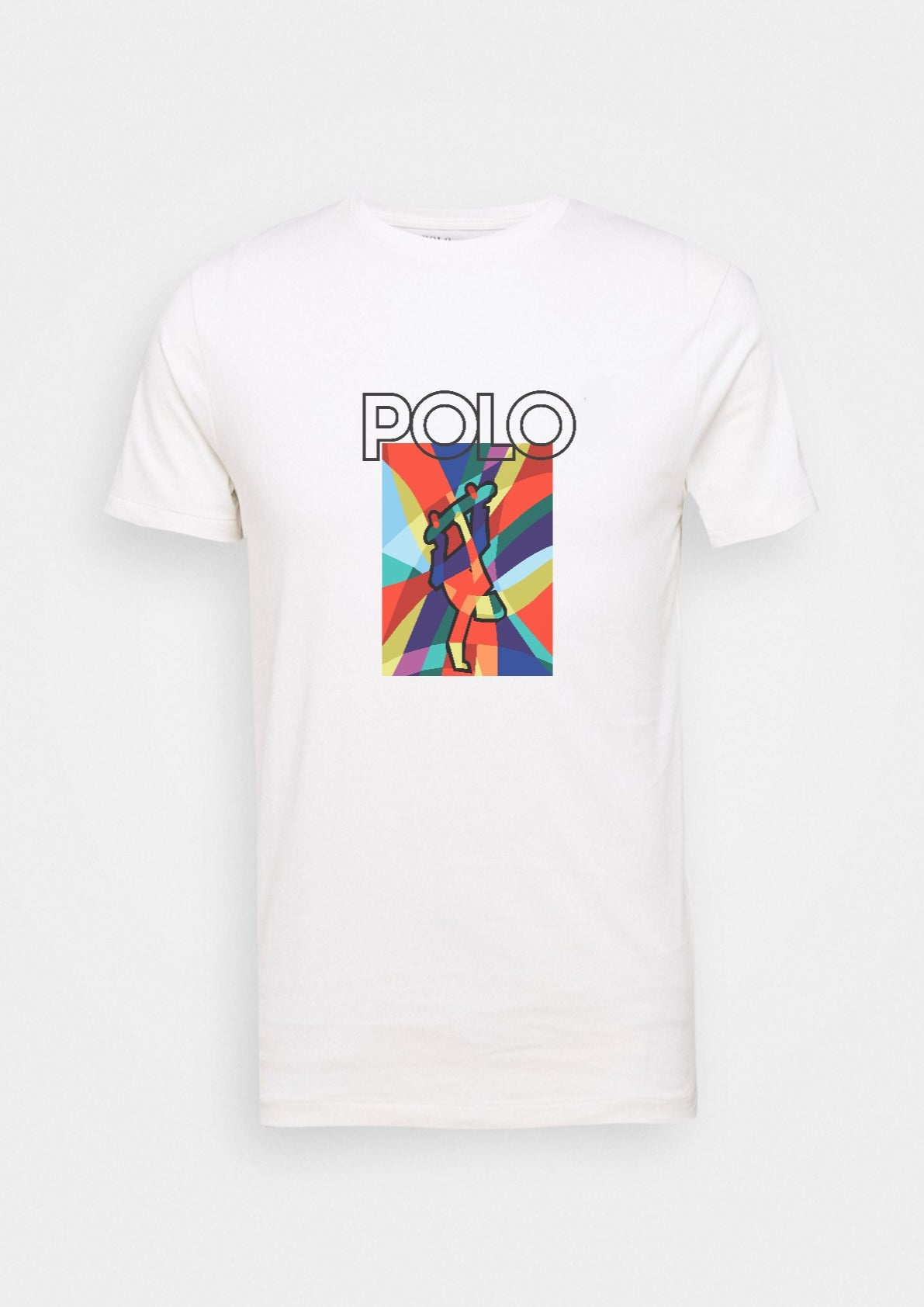 Polo Multi graphic Tee - White