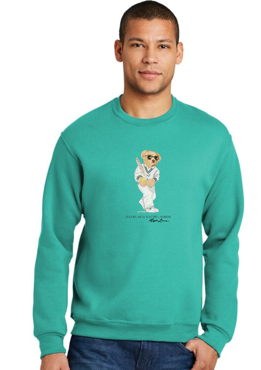 Polo Tanis Bear Sweatshirt - Teal Green