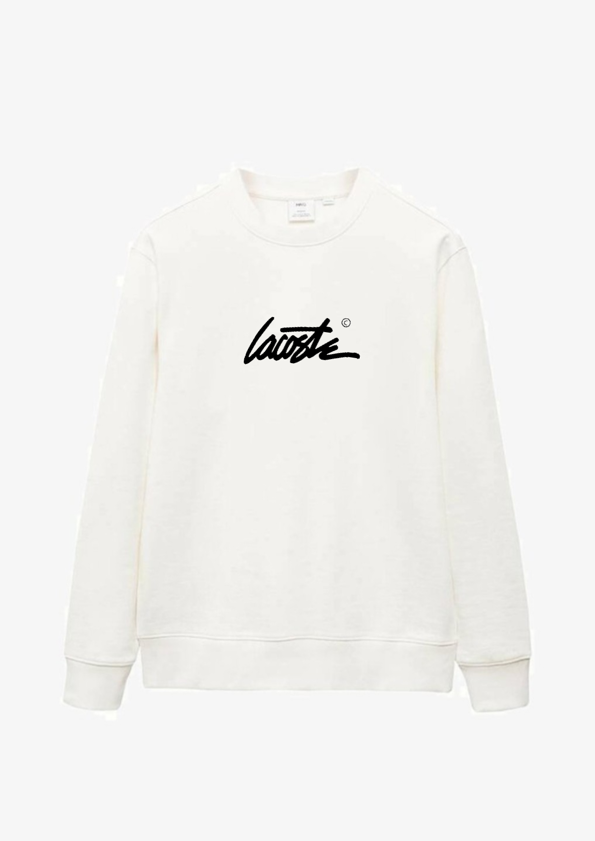 Lacoste Signature Sweatshirt - Cream White