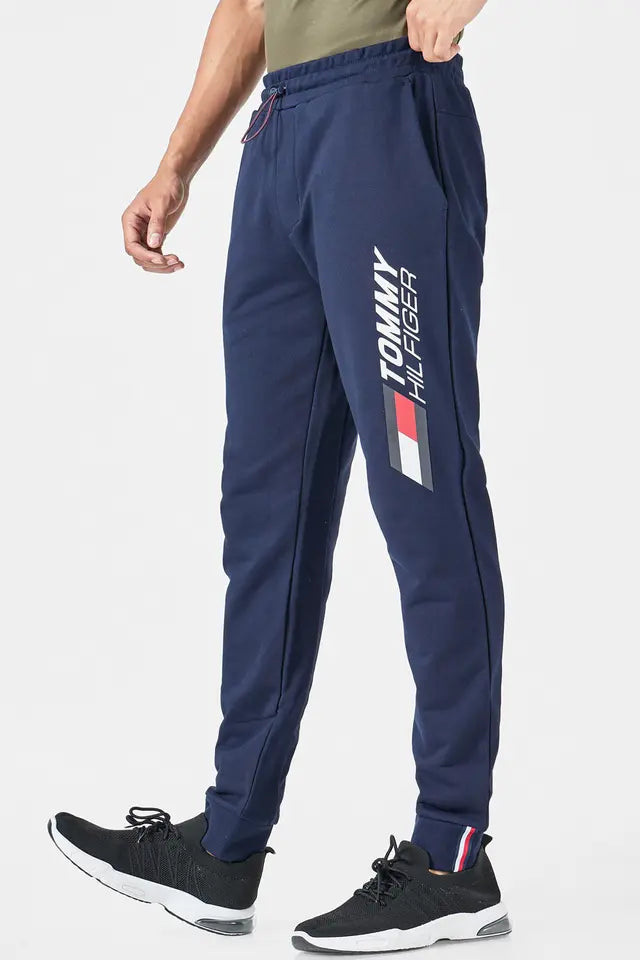 Tommy Signature Jogger Trouser - Blue