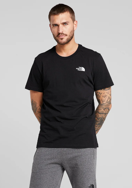 The Northface Chest Logo Tee - Black