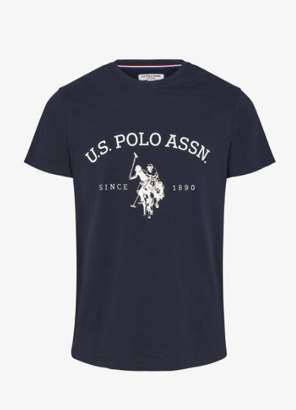 USPA Heritage Logo Tee - Navy