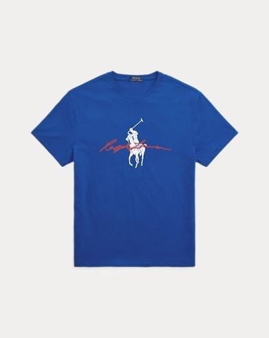 Boys Polo RL Pony Shirt - Royal Blue