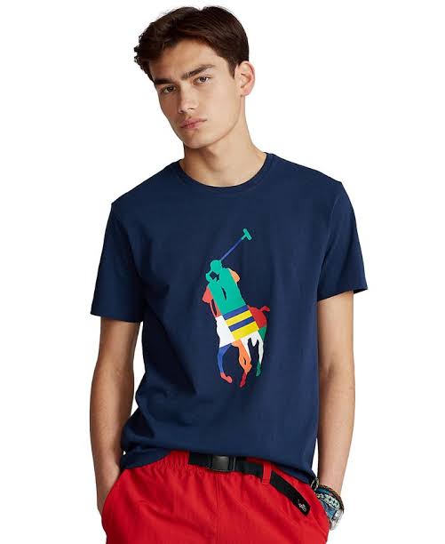 RL Pony Classic T Shirt - Midnight Blue