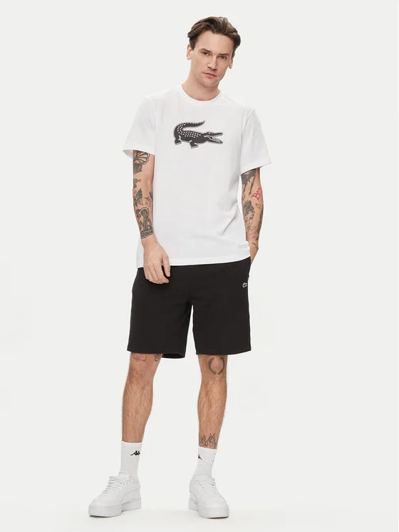 Lacoste Crocodile Logo Tee - White