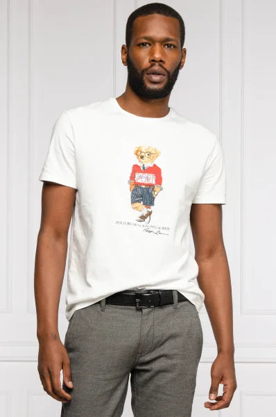 Polo Bear Sports Logo Tee - White