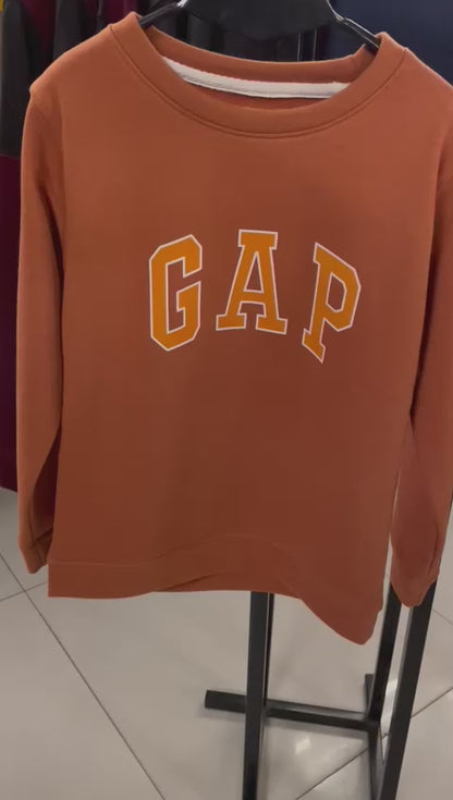 Gap Mid Logo Kids Sweatshirt - Rust