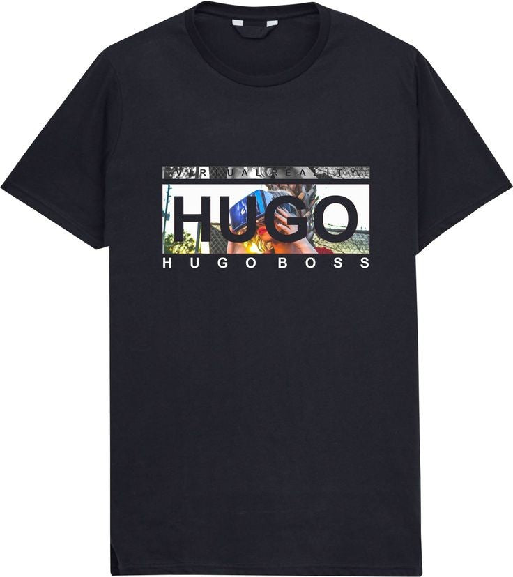 Hugo graphic Tee - Black