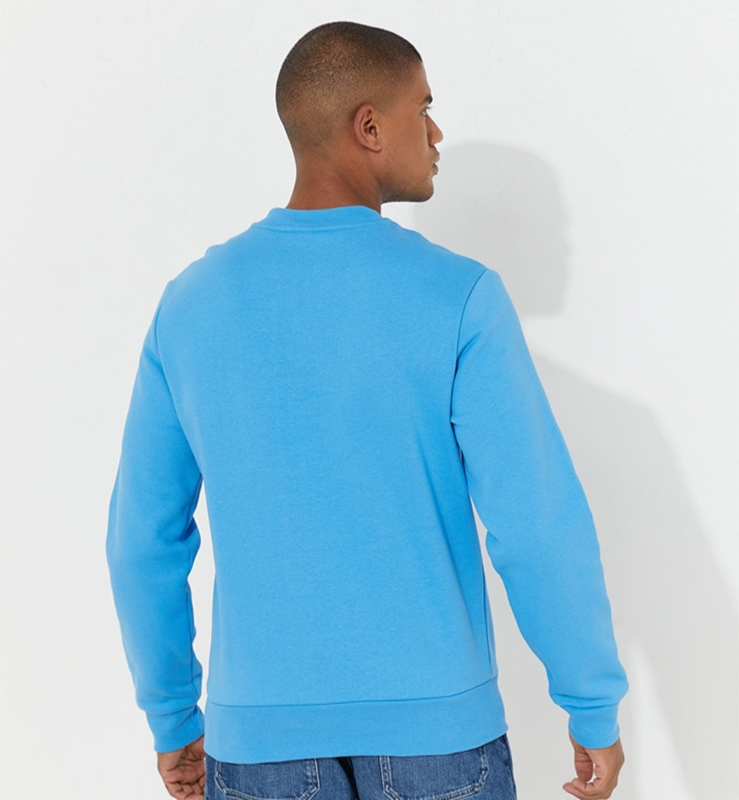Lacoste Solid Sweatshirt - Sky Blue