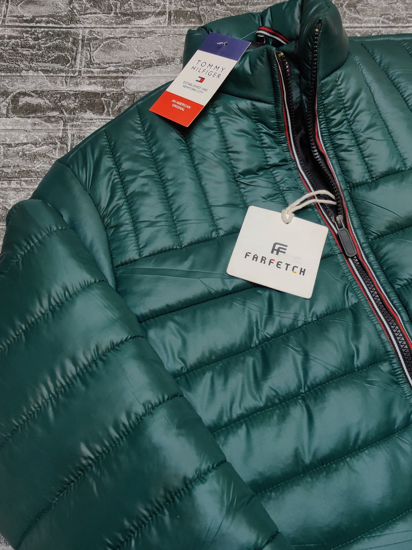 Tommy Puffer Jacket - Green