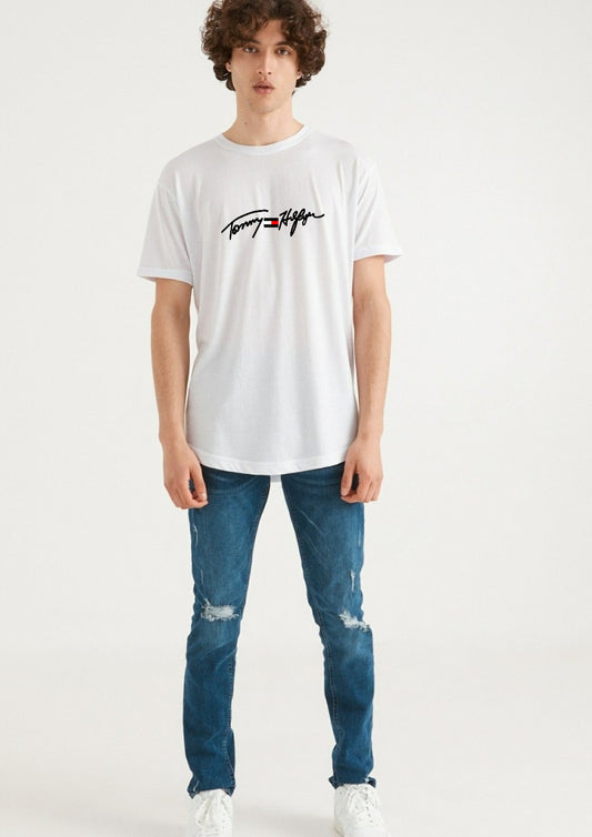 Tommy Hilifiger Signature Tee - White