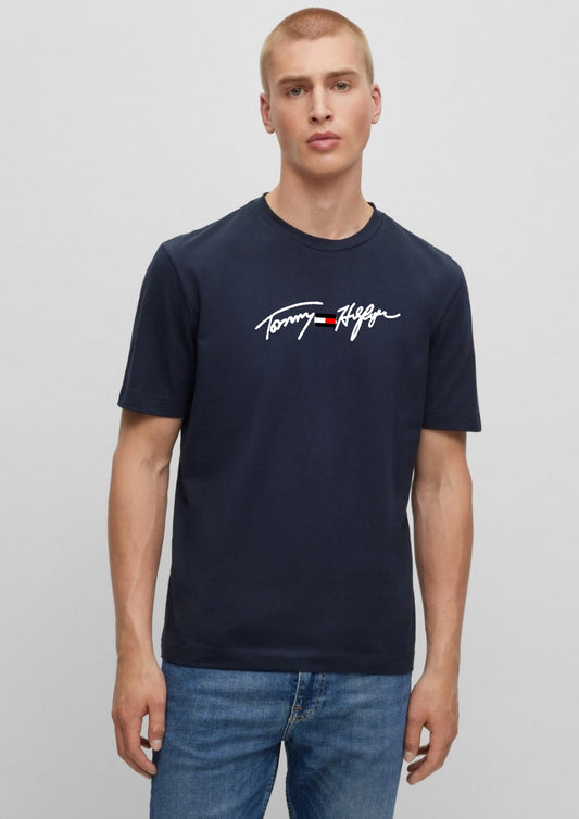 Tommy Hilifiger Signature Tee - Navy