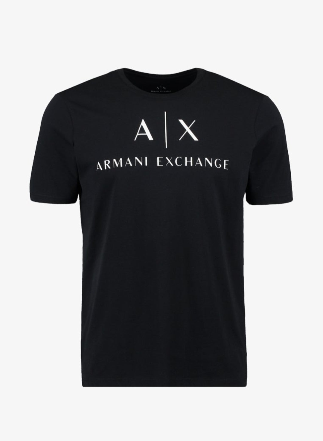 Armani Exchange Basic Logo Tee Black Brand Store